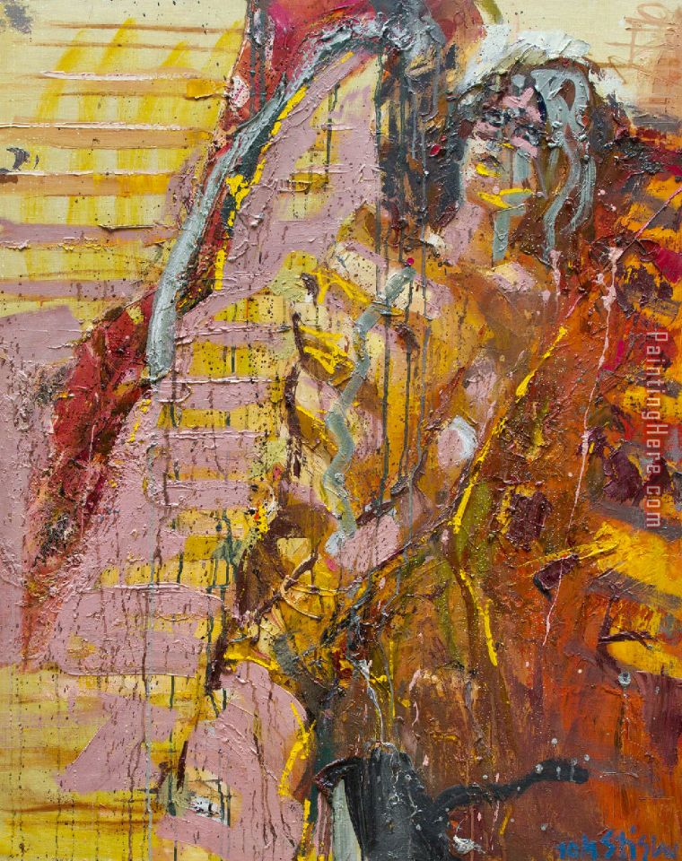 Sunny Wind I painting - Misti Pavlov Sunny Wind I art painting